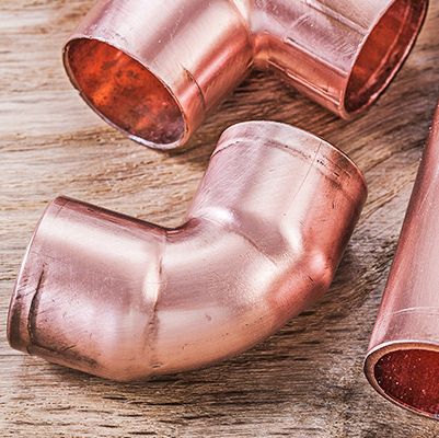 copper pipes